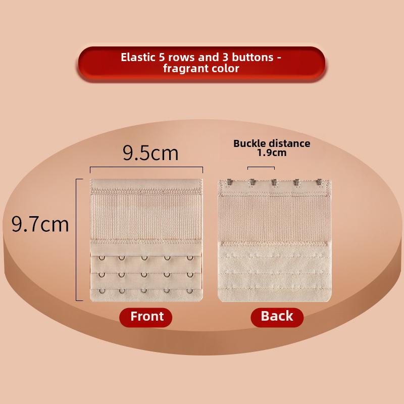 Extensie elastică pentru sutien cu cataramă din oțel inoxidabil - 2x3, 3x3, 4x4 rânduri