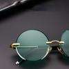 UV400 Protection Small Round Sunglasses Retro Metal Punk Shades Colorful Eyewear for Men Women