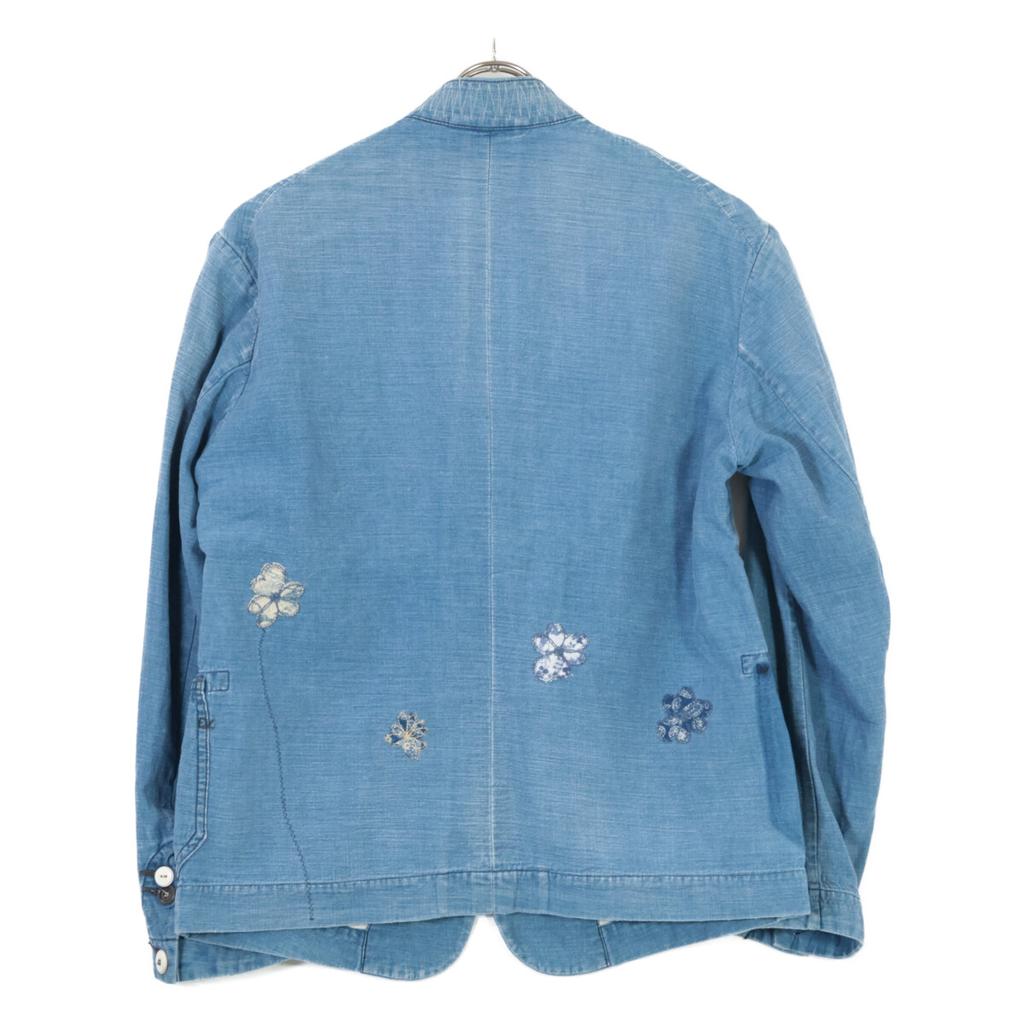 45R 8031024 Indigo Gomma Denim 908 All (Again, Autumn Sky Processing) Jacket 2 blueUsed