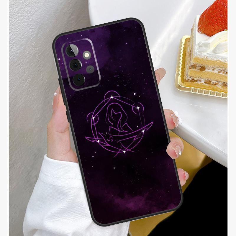 Pouzdro Genshin Impact Raiden Shogun Funda pro Samsung Galaxy A52 A32 A12 A14 A34 A54 A51 A71 A53 A33 A13 A15 A25 A35 A55