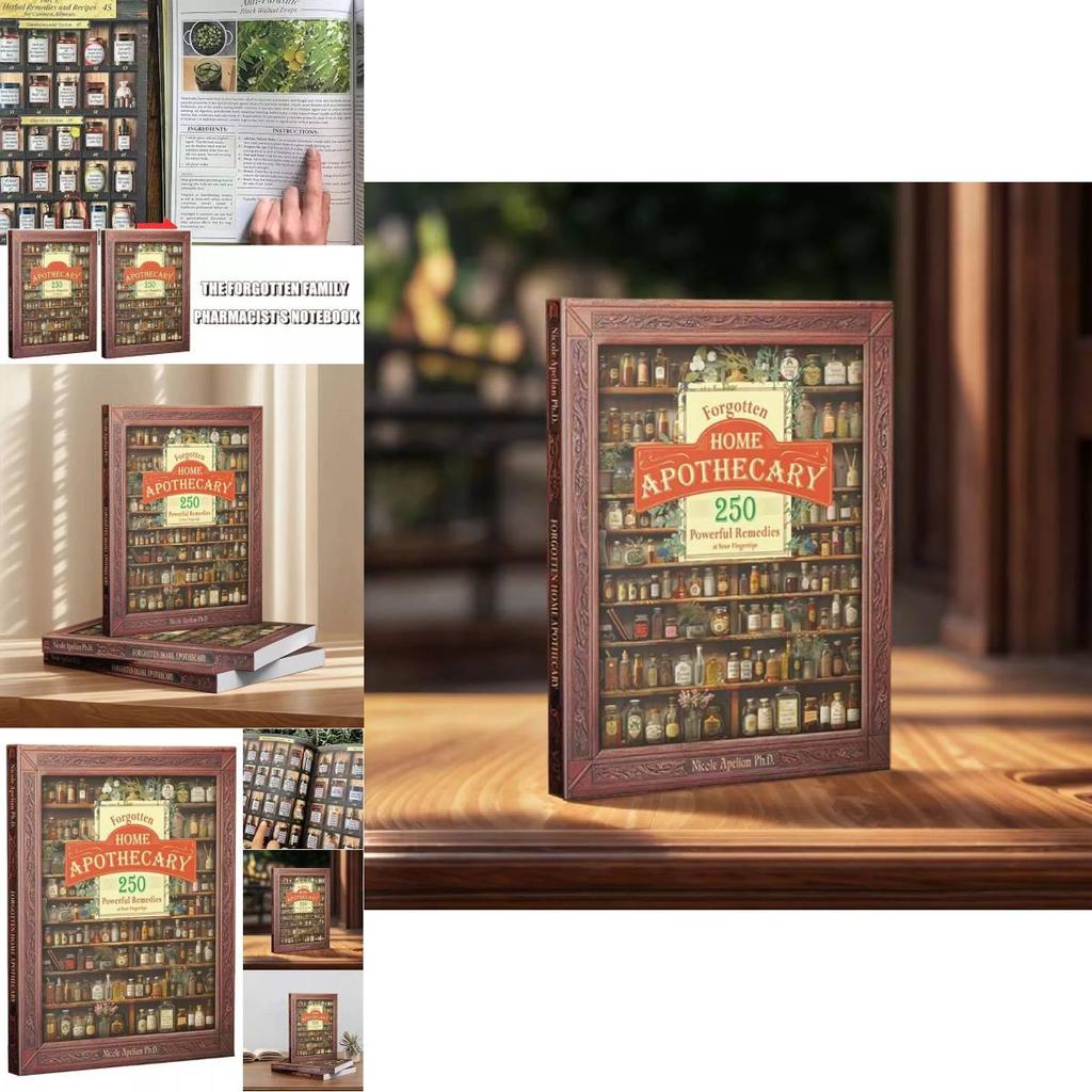 Bloco de Notas Clássico de Apotecário Doméstico Esquecido de Luxo Perfeito Para Profissionais de Escritório