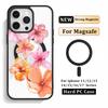 Multiple Styles Magnetic Charging Transparent Phone Case For IPhone 17 Air 16Plus 15 14 13 12 Pro Max Anti-Drop Cover Funda