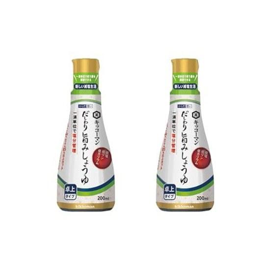 Nisshin OilliO Kikkoman Dashi-Wari Umami Soy Sauce 200ml2 bottles low salt phosphorus potassium body-friendly series