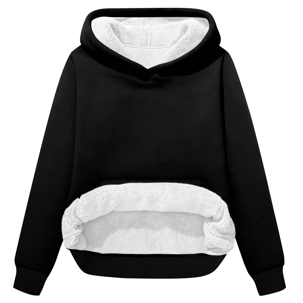 Herren Kapuzen-Fleecegefüttertes Dickes Warmes Sweatshirt