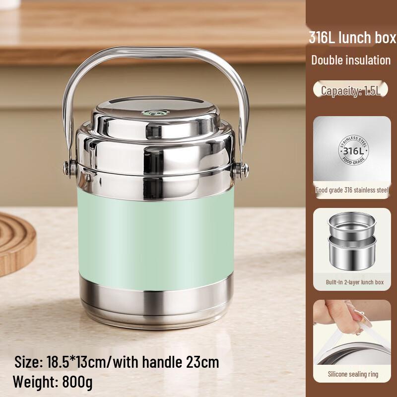 

Lilang Stainless Steel Multi-Layer Insulated Lunch Box