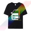 Gtis MK3 Auto Schwarzes T-Shirt 100% Baumwolle XS-5XL