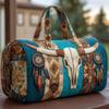 Western Style Small Duffle Bag Gym Travel Unisex Handbag
