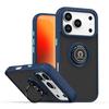 Matte Armor Magnetic Ring Holder Case for For Iphone Air 17 16 15 14 13 12 Mini 11 Pro Max Plus 16E Shockproof Hard Kickstand Cover