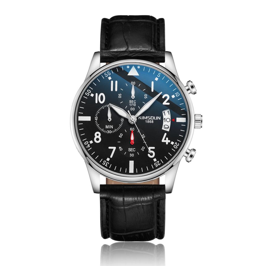 Men's Waterproof Luminous Running Alarm Clock Watch