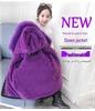 2023 Fashionable Korean Style Girls' Thickened Fleece-Lined Winter Parka Coat