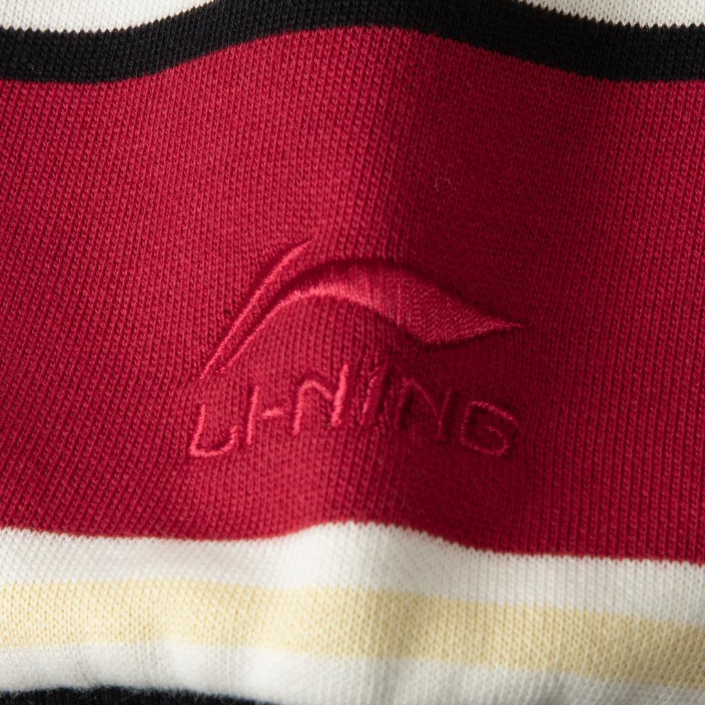 Li Ning Sports Lifestyle Series Color Block Striped Couple Sweatshirt Unisex Sweatshirt AWDVD31-10