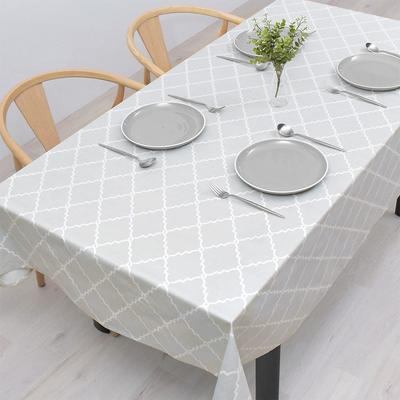 STYLE Dekor Tischdecke, Laminierter Vinyl, Wasserdicht, Nordischer Stil, 140cm x 180cm, Marokkanisches Muster, W4801310