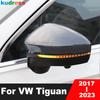 Rearview Mirror Cover Trim For Volkswagen Vw Tiguan 2017-    Carbon Car Side Wing Mirrors Covers Cap Accessories