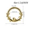 1PC Stainless Steel Septum Clicker Ring Heart Zircon Body Piercing Jewelry  Nose Piercing