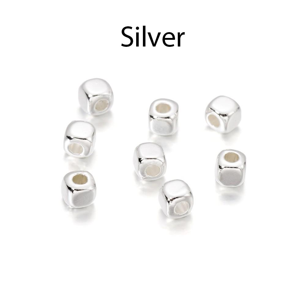 Acrylic CCB Plastic Square Cuboid Seed Beads Bulk Loose Spacer Beads For DIY Bracelet Findings Jewelry Making Supplies