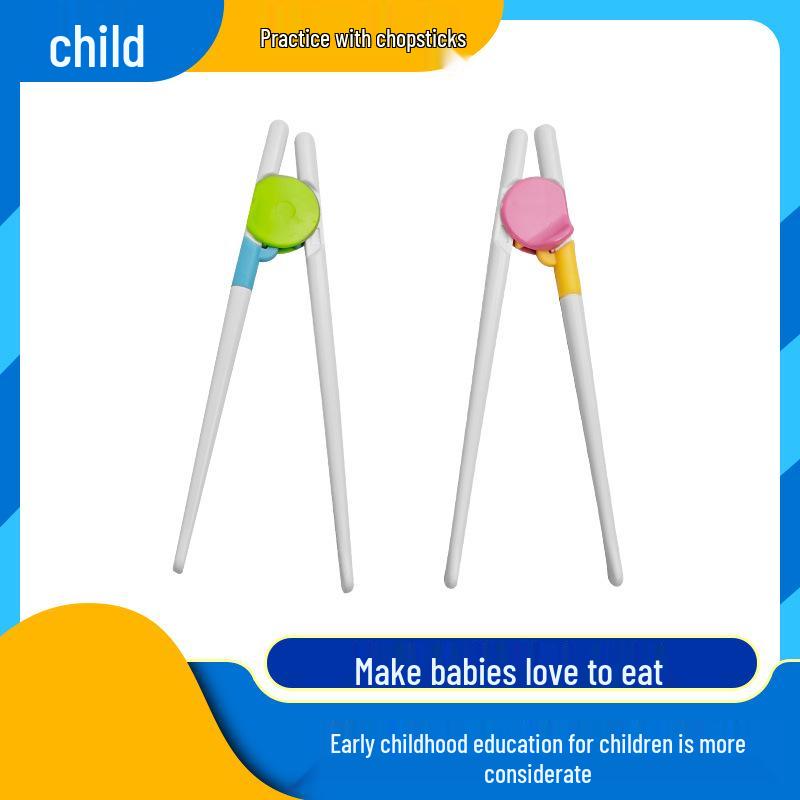 Kids' Food-Grade Training Chopsticks – Stage 2 for Infants & Toddlers