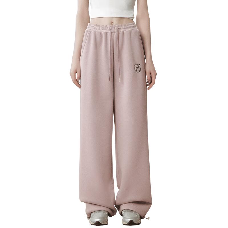 UNIFREE Academy Sports Embroidered Loose Straight Casual Pants M