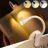 3 Color Mini LED Book Light Eye Protection Adjustable Clip 360° Flip Study Lamp Rechargeable For Travel Bedroom Reading