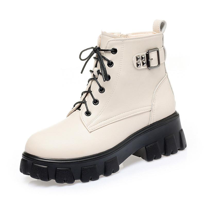 Fashion AIYUQI Women Winter Boots Genuine Leather 2025 New Fashion Natural Wool Warm Snow Boots Women Thick-soled Women's Ankle Boots
