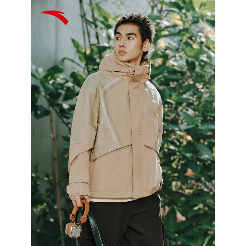 ANTA Men s ICONIC Olympic Culture Hooded Warm Workwear Jacket XL