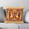 Sutton Hoo Wolf And Warrior Square Pillowcase Polyester Linen Velvet Pattern Zip Decorative Throw Pillow Case Bed Cushion Case