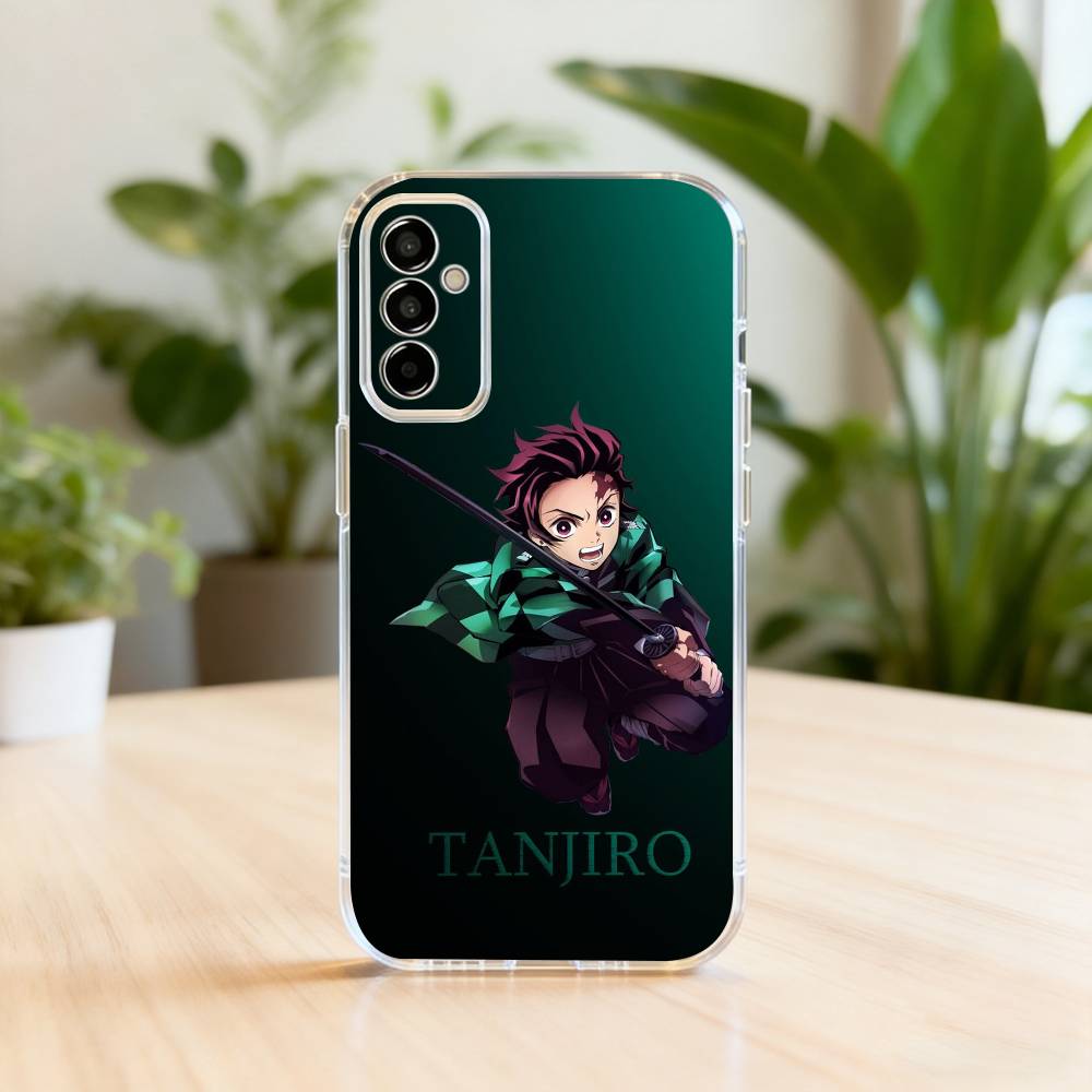 

D-De-mon T-Tanjiro K-Kamado S-Slay-er Phone Case For SamsungA10,12,20,21S,30,31,40,50,51,52,70,71 Transparent Cover Samsung a12
