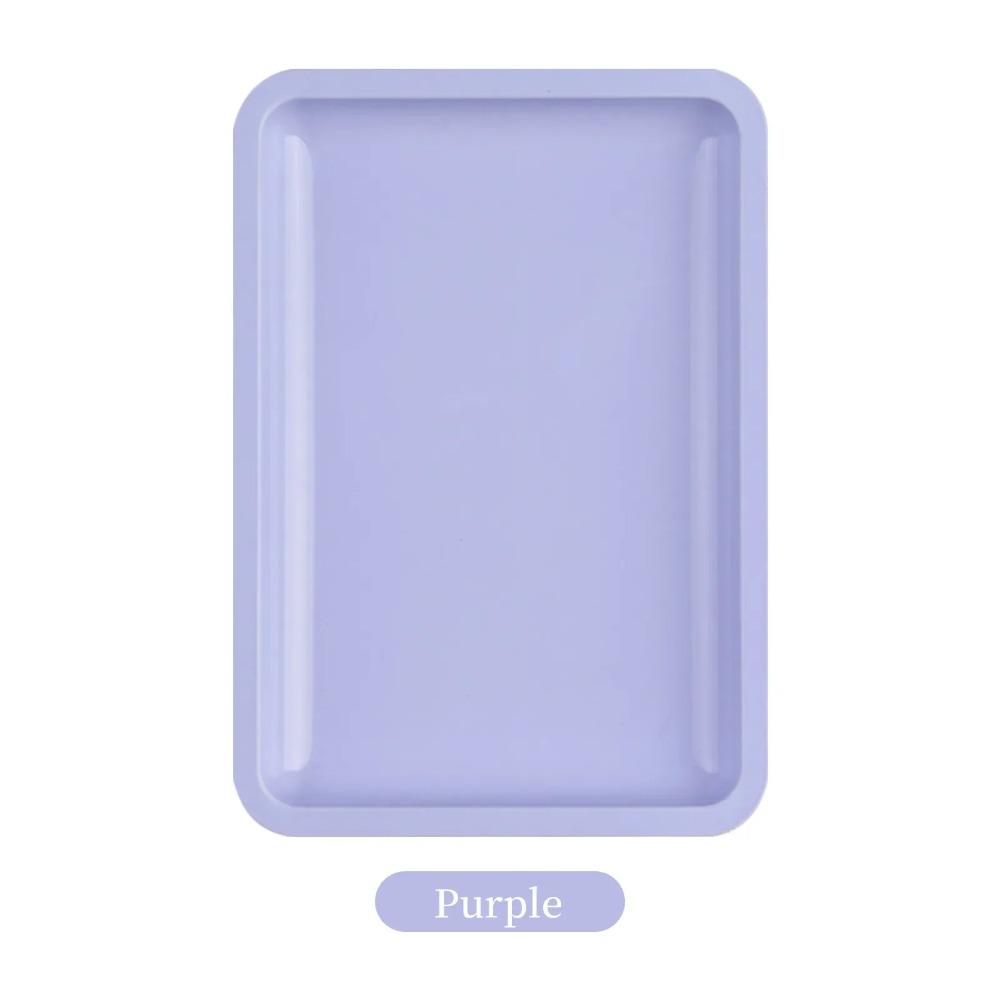 Nail Art Cosmetic Storage Tray Stainless Steel False Nails Dish New Manicure Plate