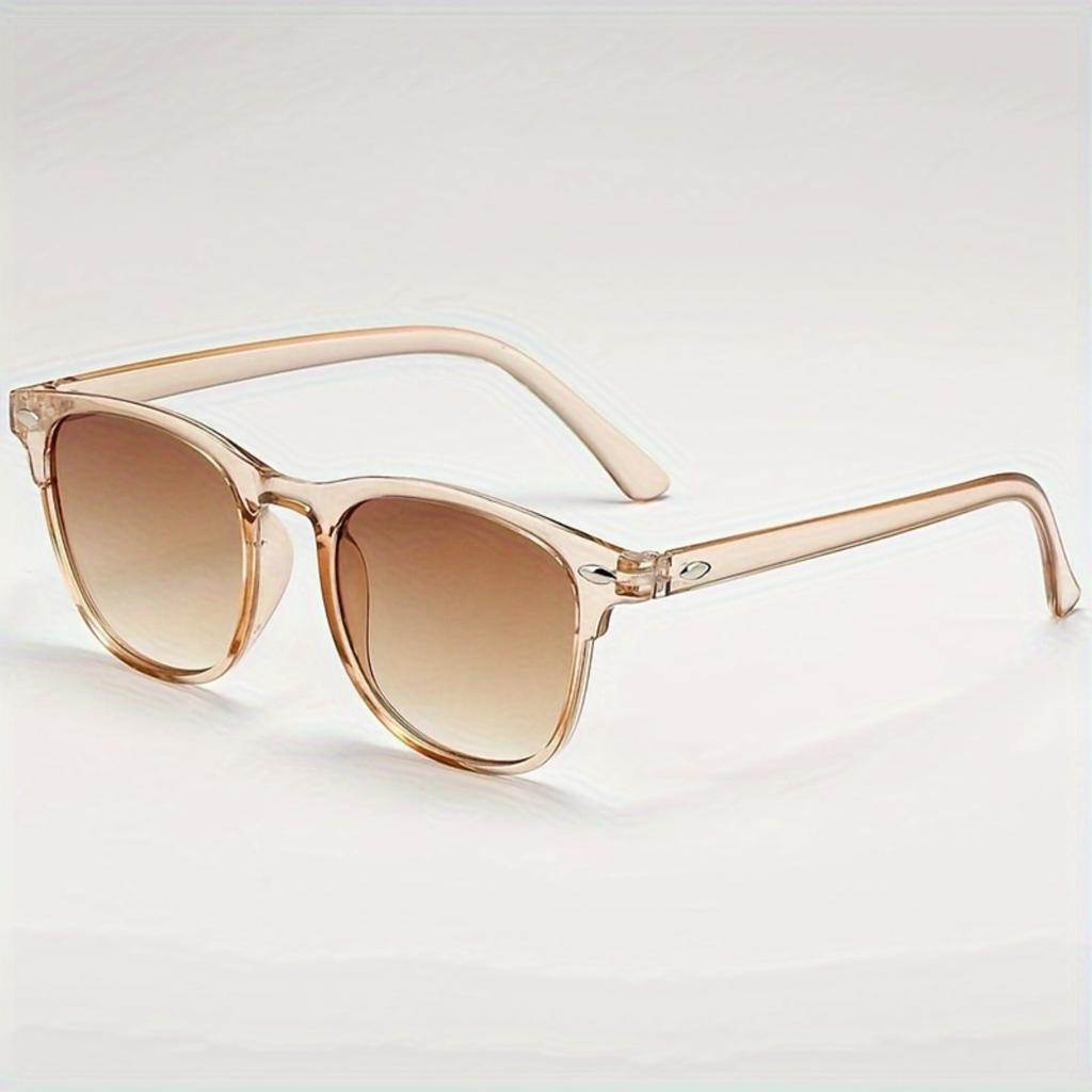 Vintage Frame SunGlasses for Women Men, Fashion Anti Glare Sun Shades for Driving Beach Travel
