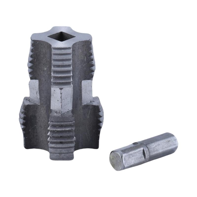 Double Head Water Pipe Inner Hole Thread Opener Water Pipe Inner Hole Threading Tool Pipes Valves Faucet Connector Bolt