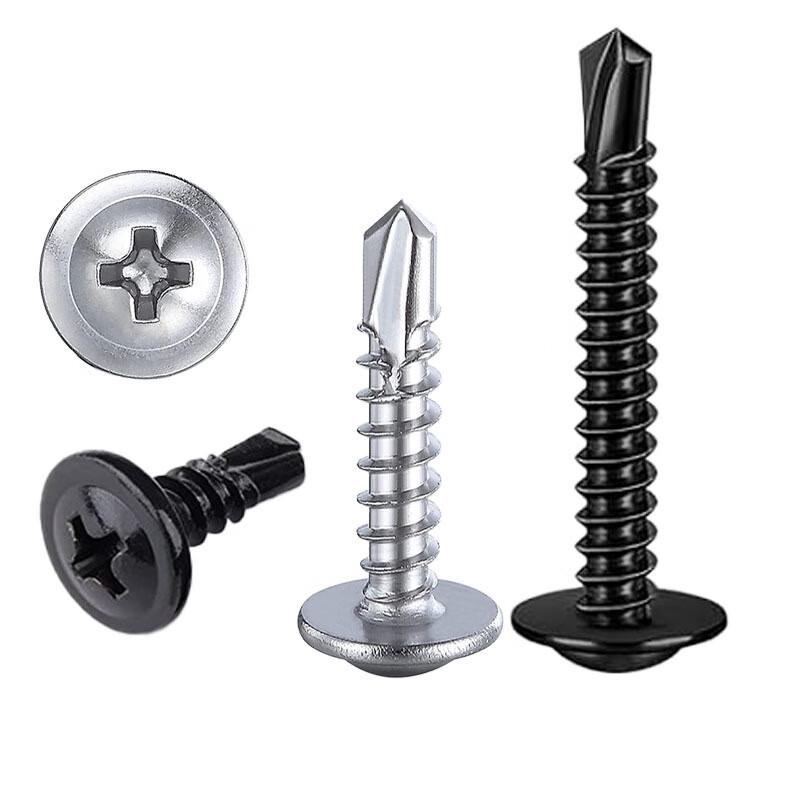 Feiquan Phillips Large Flat Head 410 Stainless Steel Self-Drilling Screws