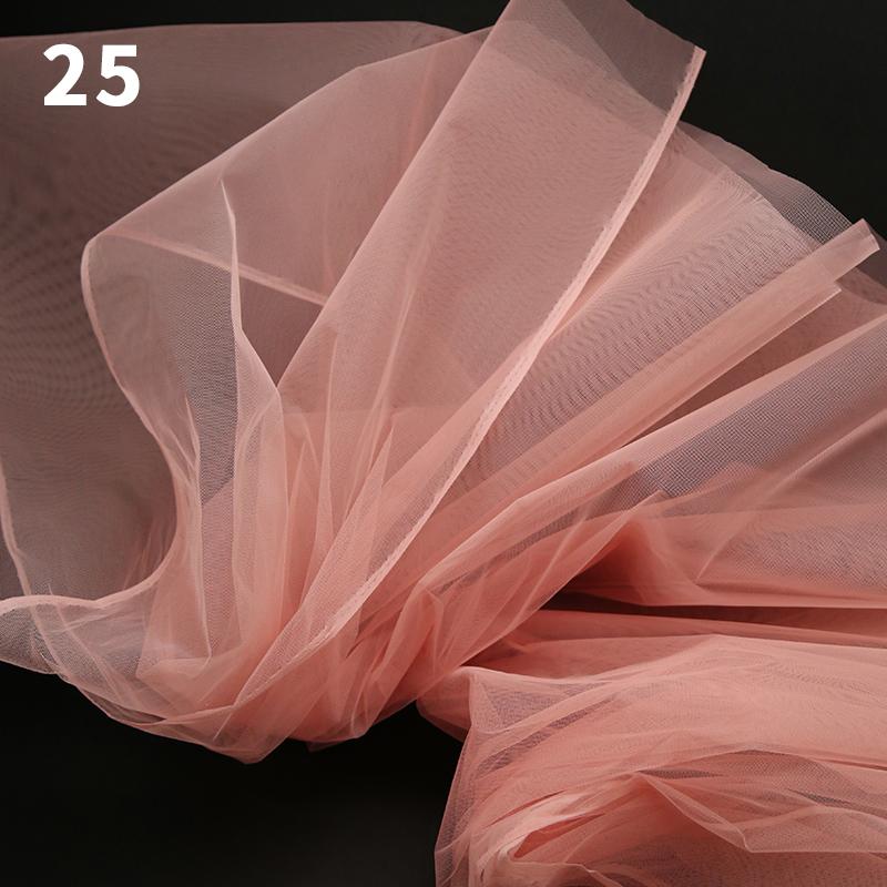 100x160cm Hard Tulle Mesh Fabric for DIY Wedding Dress Skirt Yarn Cloth Decoration Fabric by Per Meter Polyester Stiff Mesh New