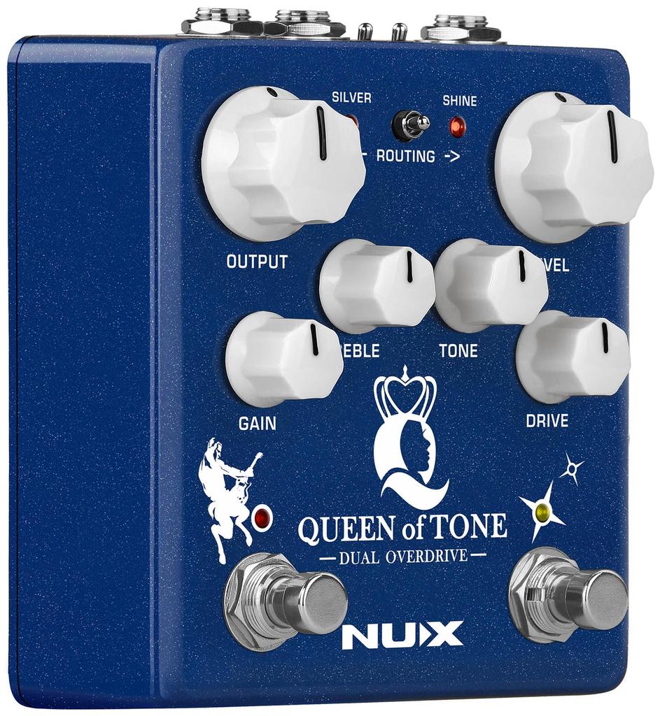 Pédale d'overdrive double stack NUX Queen of Tone