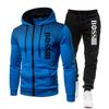 2023 Trendy Men's Zipper Hoodie Tracksuit - Autumn/Winter Casual Brand Print Set