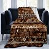 1pc Abstract Tribal Patterns Design Blanket Seasonal Home Decorative Throw for Room, Gift Idea for and , Living Room .G003