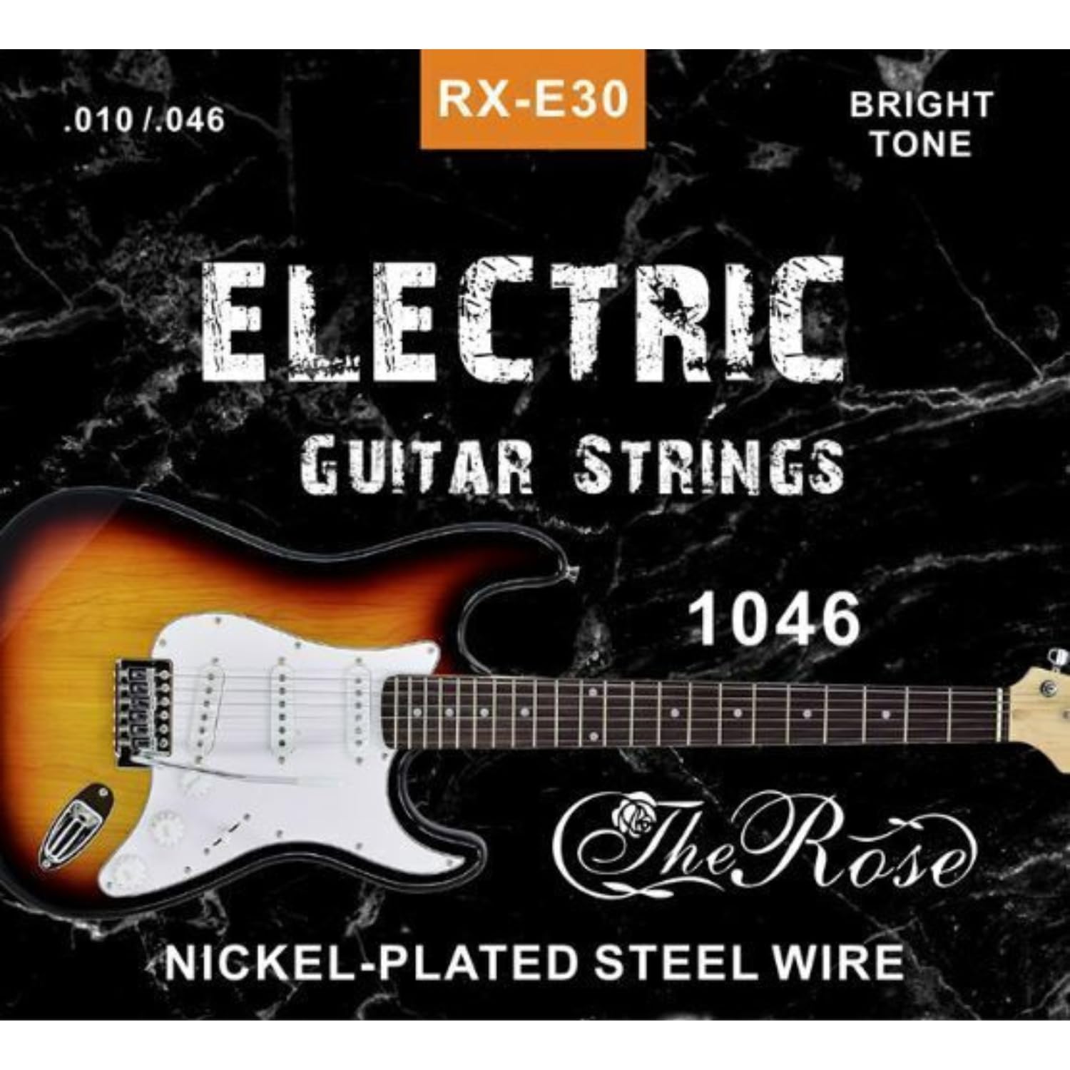 

Blissis Electric Guitar Regular Gauge Nickel Trial [Great Value] Strings, (0.10-0.46) (1 Set)