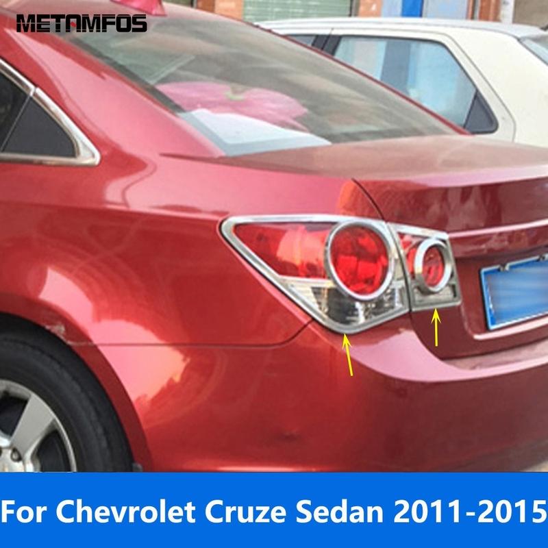 Для Chevrolet Cruze Седан 2011 2012 2013 2014 2015 Хромированная Накладка на Задний Фонарь Защитная Накладка на Задний Фонарь Аксессуары