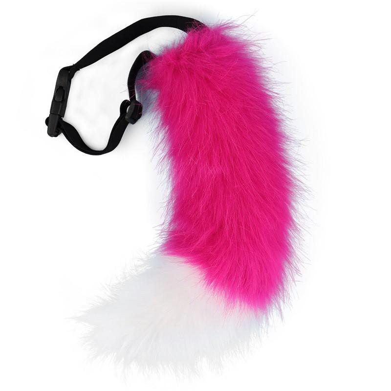 Plush Fox Tail Cosplay Prop Anime Costume Party Adult Roleplay Accessory