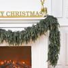 Christmas Soft Rubber Texture PE Pine And Cypress Leaves Decoration Double Christmas Artificial U6L1