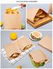 Oil-Proof Kraft Paper Food Bag for Pancakes, Roujiamo, Shaobing, and Barbecue Snacks