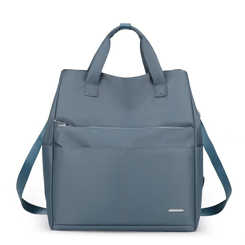 Large capacity bag New school bag Nylon canvas bag Backpack Class commuter bag Computer portable backpack