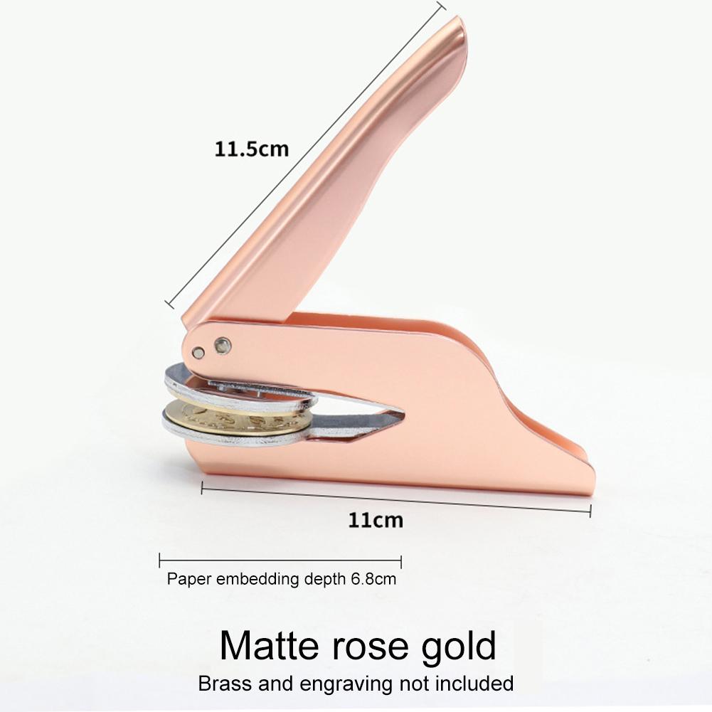 DIY Samolepka na ozubené kolo Ruční kleště Kovové výlisky Ražební kleště pro Party Hlavičkový papír LOGO Svatba Obálka Kůže