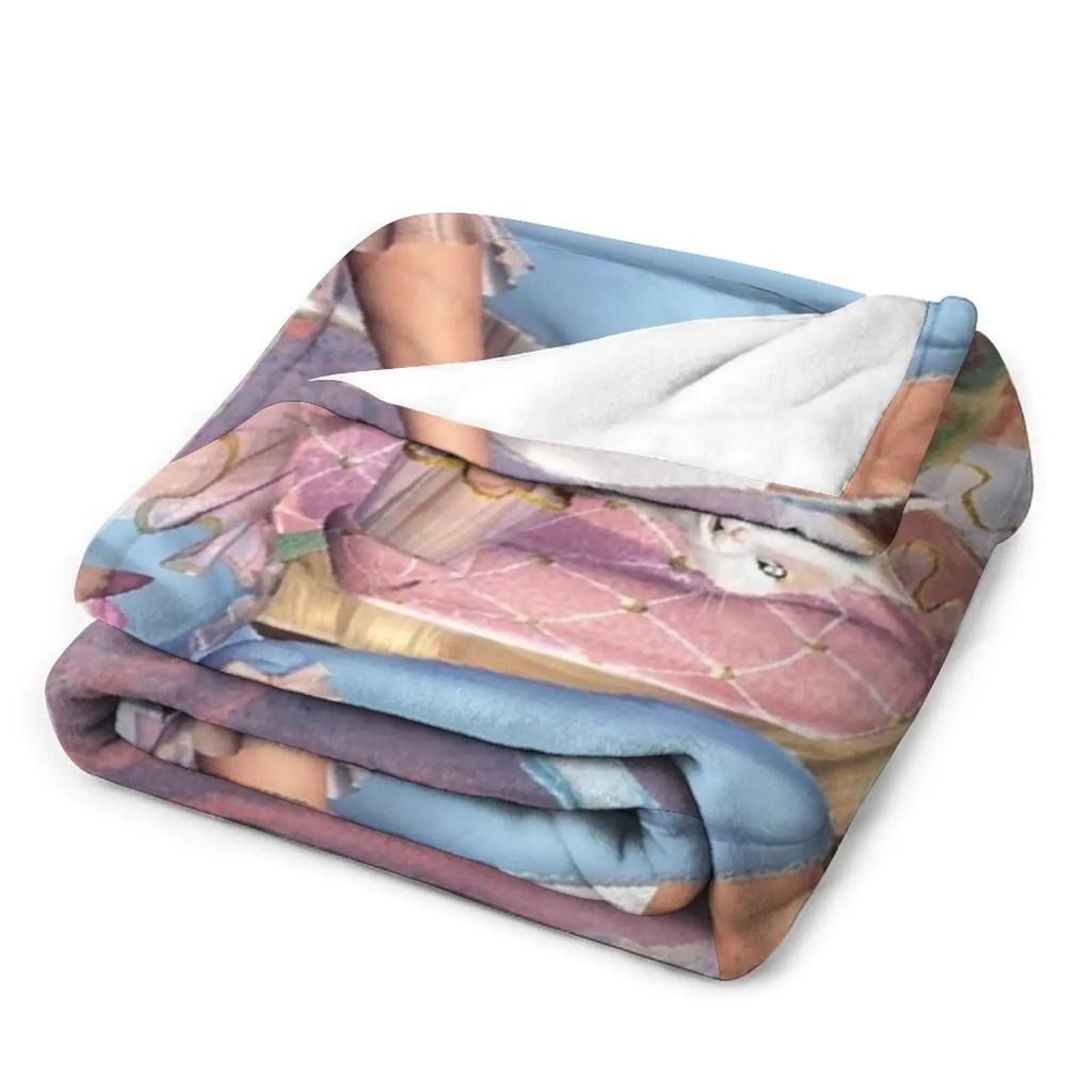 Prinzessin und das Bettelmädchen Überwurfdecke Steppdecke Sommerbettwäsche Decken Weiche Karomuster Gewichtete Decke