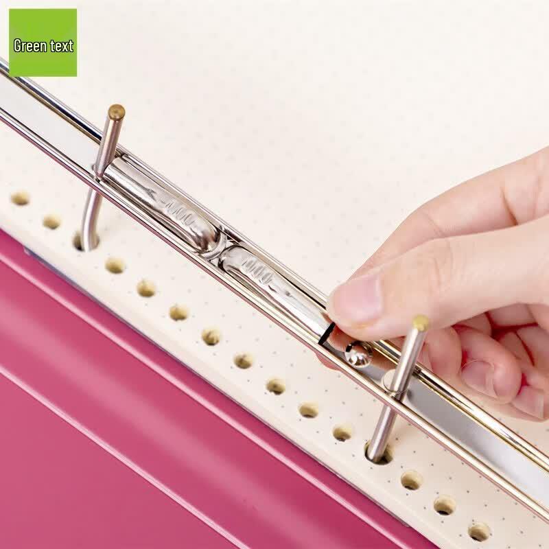 A4 Two-Hole Spring Clip Loose-Leaf Folder