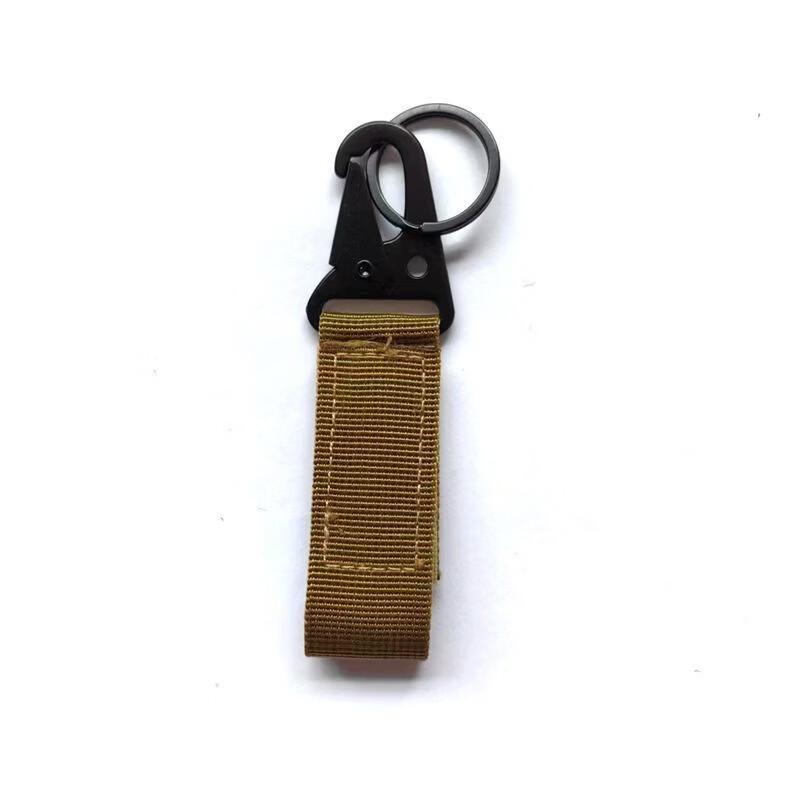 Outdoor Tactical Nylon Webbing Carabiner Keychain