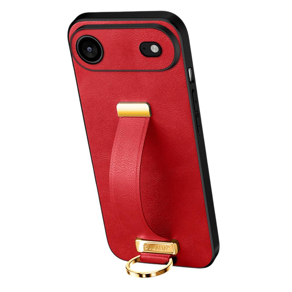 SULADA Fashion Series for iPhone 17 Air Case Wristband Kickstand Leather Back Phone Cover