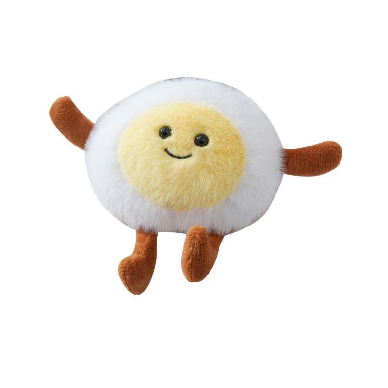 Egg Plush Waffle Toy Keychain Cartoon Pendant Bag Decorations Toy Gift Kids
