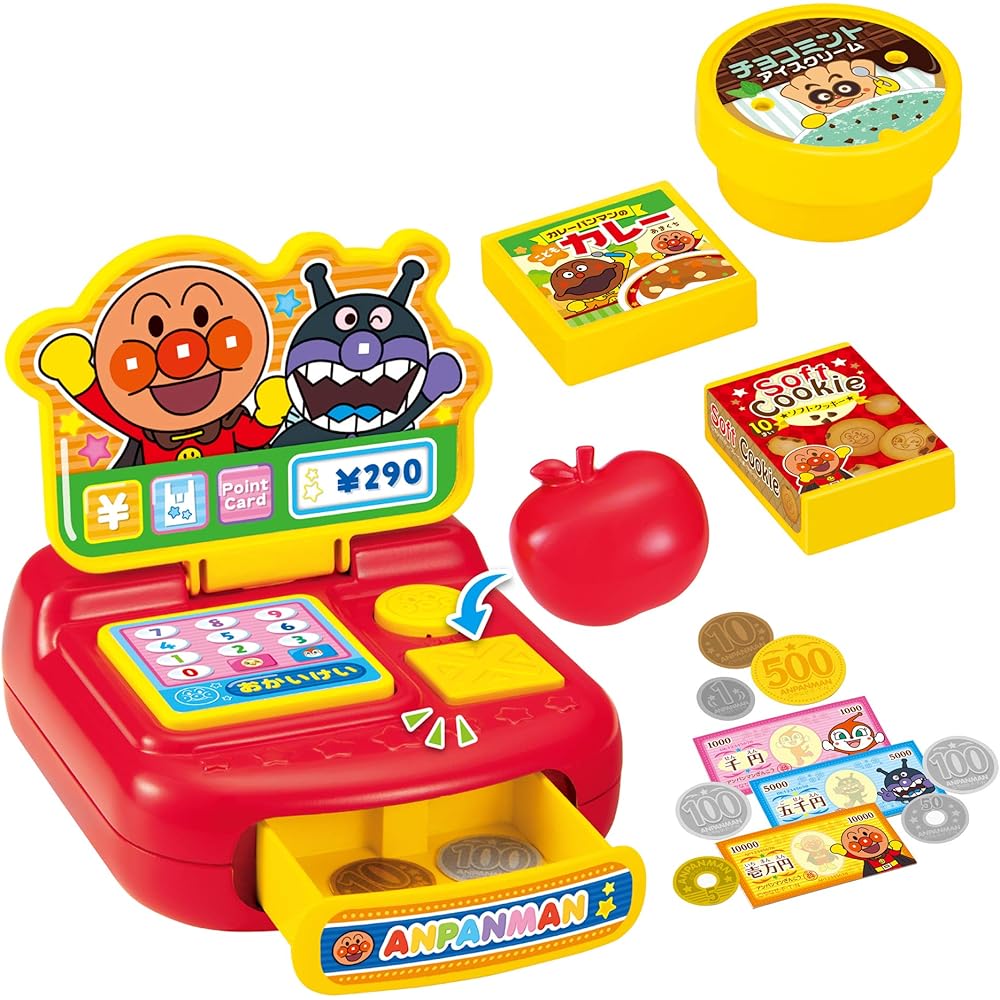 

SEGA FAVE Anpanman Touch Pi Mini Cash Register Toy Interactive Learning Game