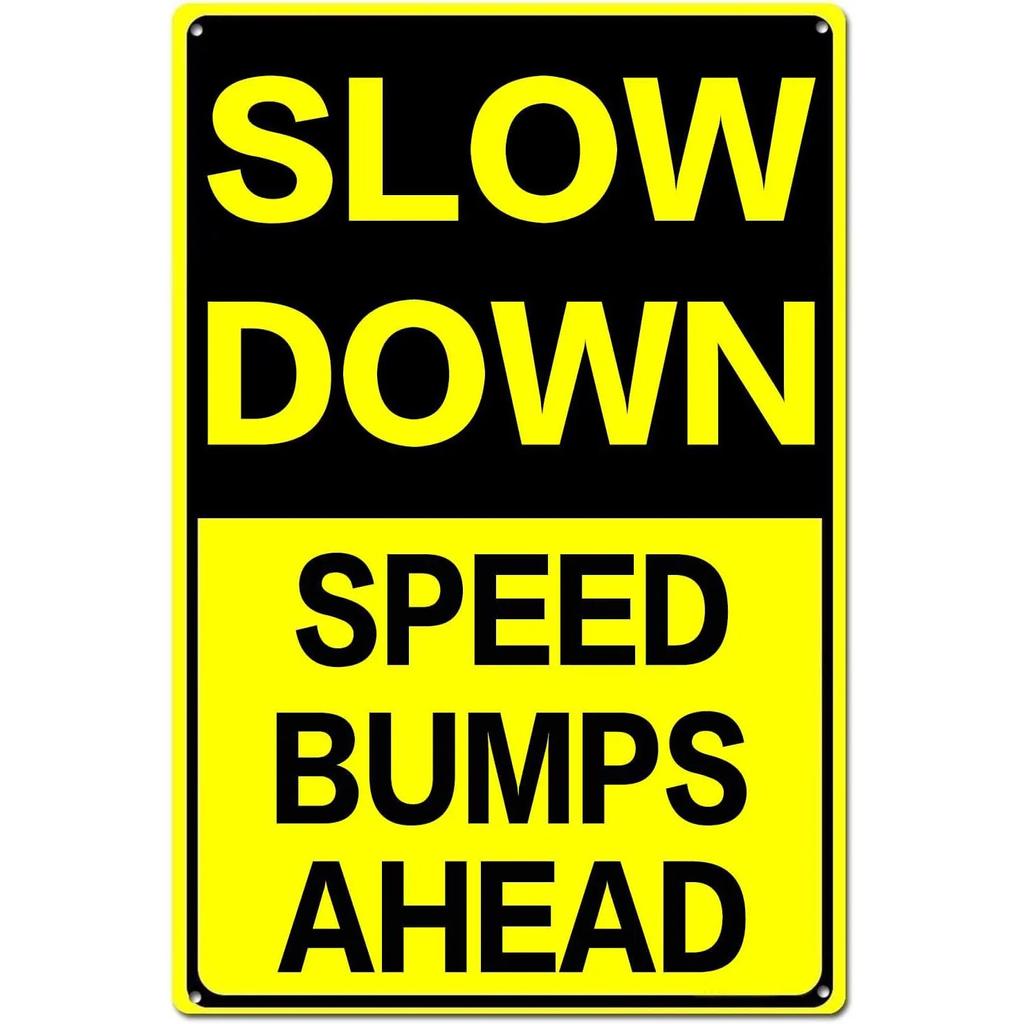 Retro Metalowe Tabliczki Spowalniaj Dzieci i Zwierzęta przy zabawie Plakaty Vintage do Domu Ogrodu Baru Jaskini Mężczyzny Kawiarni Dekoracja Ścienna Biura Prezent