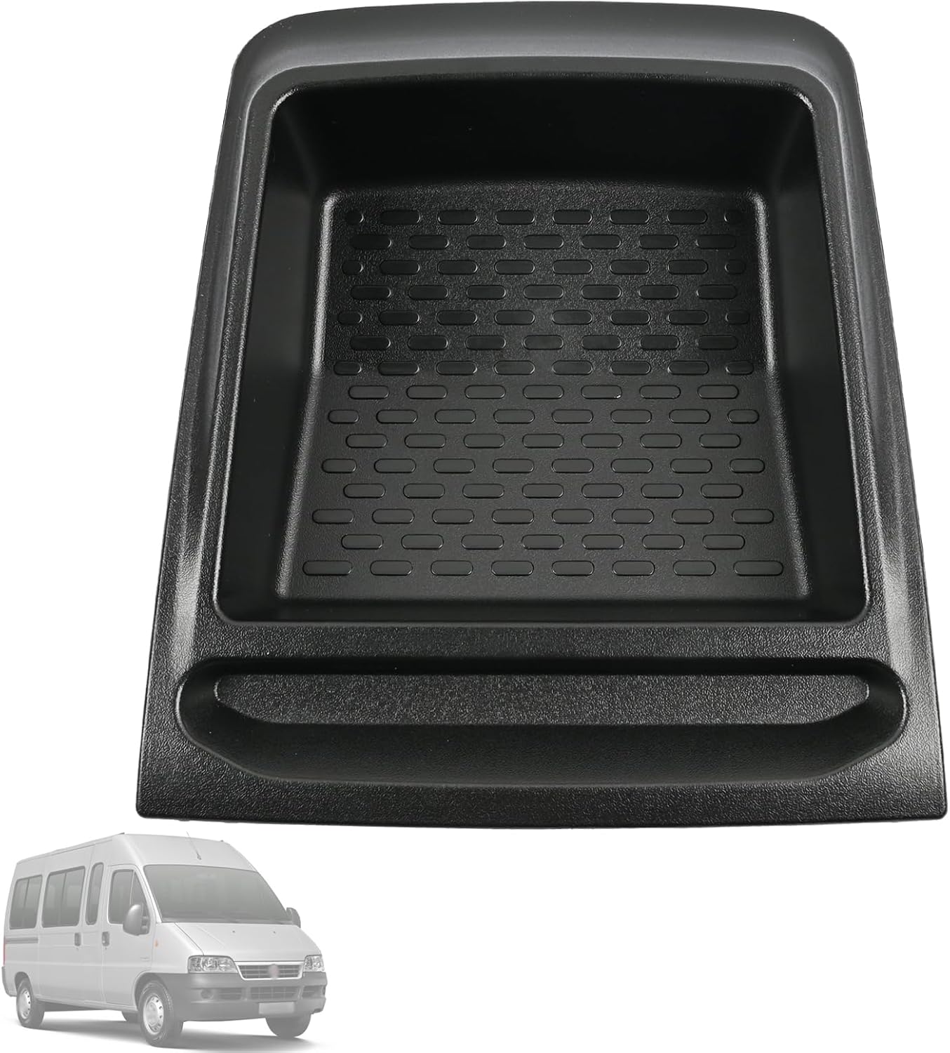 

Non-Slip Design Car Dashboard Storage Box for Fiat Ducato Peugeot Boxer Citroen Relay 2014+ Black ABS Material 735699812 чёрный