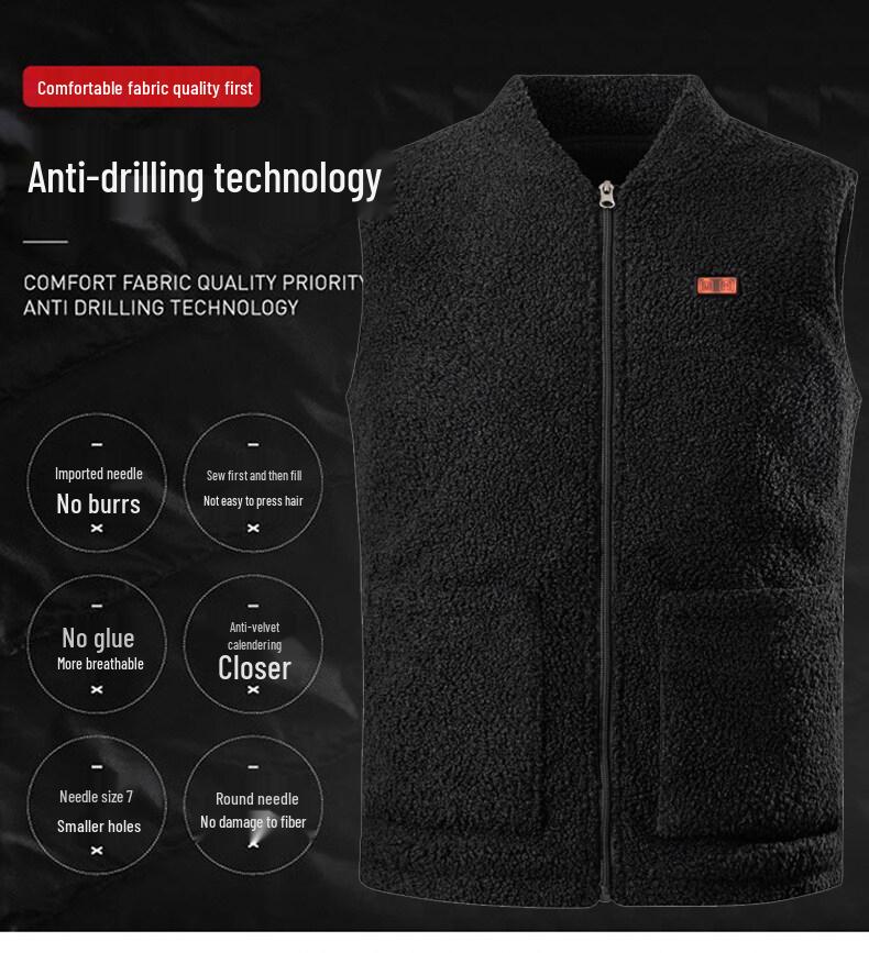 Men's Smart Heated Vest with USB - Thickened Electric Heating for Extra Warmth